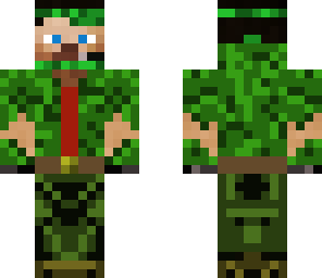steve as a soldier