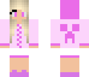 pink creeper hoodie