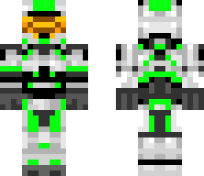 neon green halo man