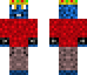 blue guy with hat