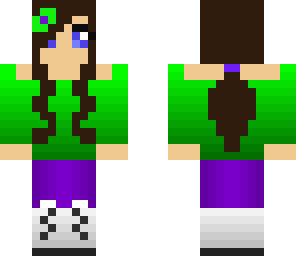 green and purple beauty
