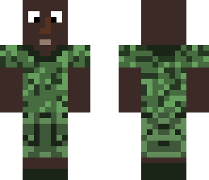 camouflage person