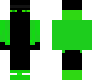 enderman in a jacket and has headphones