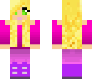 green and purple beauty