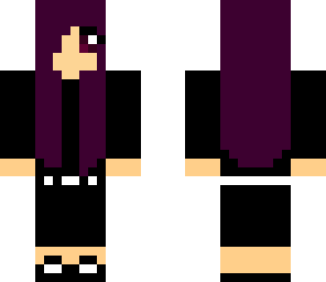pretty goth or emo girl