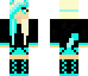 light blue dragon girl