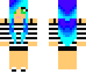 blue girl