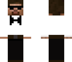 herobrine in a bowtie