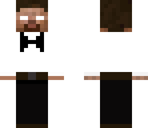 herobrine in a bowtie