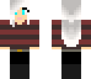snow girl with demon clothes lol