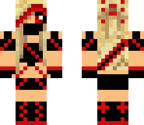 red ninja girl