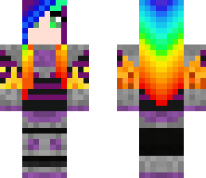 awesome rainbow girl