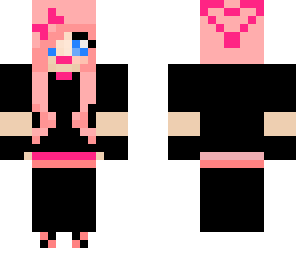 black and pink