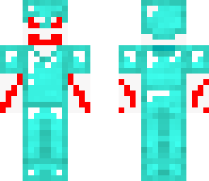 angry diamond armor guy