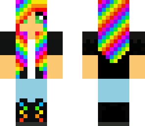 rainbow girl