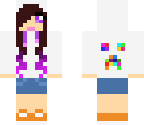 dip dye rainbow creeper hoodie
