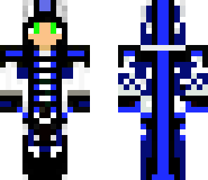 blue robes