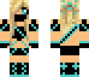 blue ninja girl