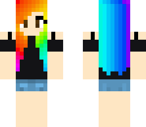 rainbow hair