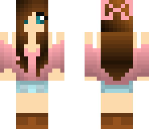 brunette sweet girl design