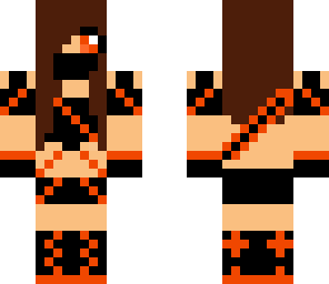 orange girl ninja
