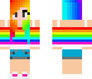 rainbow girl