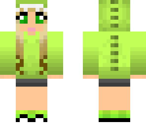 green dinosaur girl