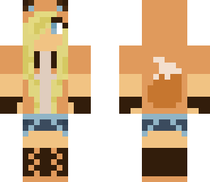 fox girl edit blond