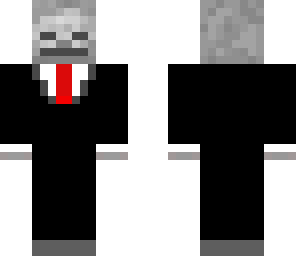 skeleton in suit