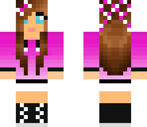 pink hoodie girl