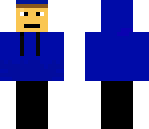 blue hoodie boy