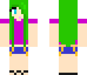 creeper haired girl update