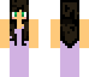 long purple dress