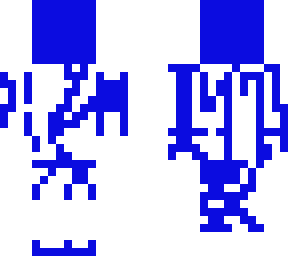 blue scribbles