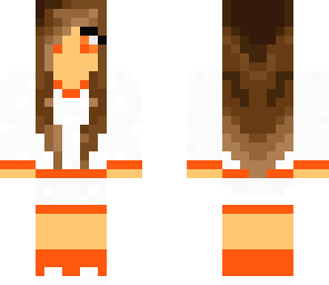 orange gamer girl