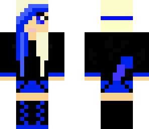 drk blue dragon girl