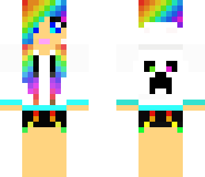 rainbow girl