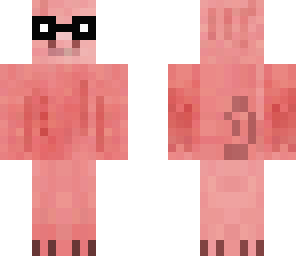 nerdy pig man