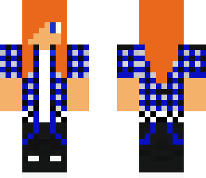 blue girl