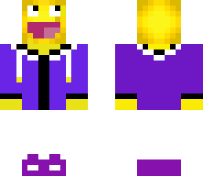smiley face whit purple sweater