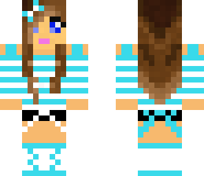 pretty girll in blue