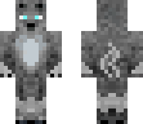 wolf with ice blue eyes