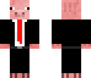 pig in a suit