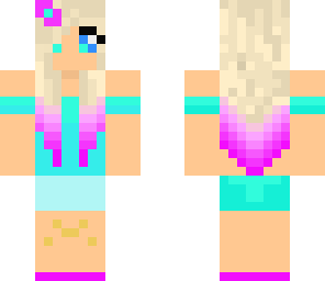 turquoise girl