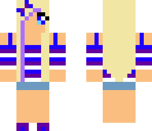 striped girl
