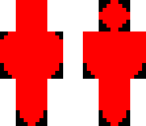 red and black