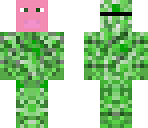 creeper with pig mask