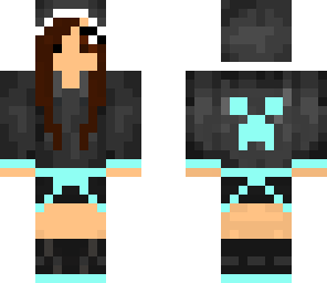 creeper hoodie girl