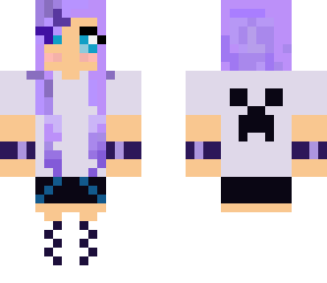 purple creeper girl
