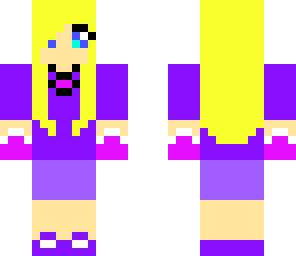 purple girl skydoesminecraft
